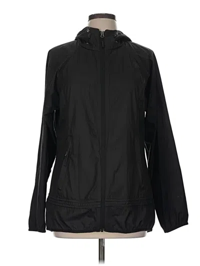 Pre-owned The North Face Zip Up Hoodie In Black