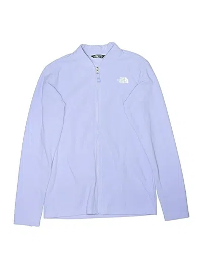 Pre-owned The North Face Kids' Zip Up Hoodie In Blue