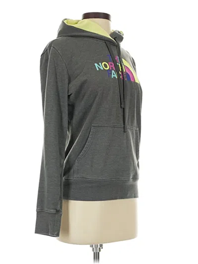Pre-owned The North Face Zip Up Hoodie In Gray
