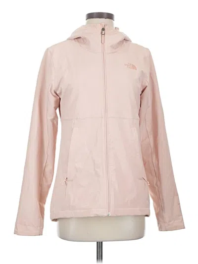 Pre-owned The North Face Zip Up Hoodie In Pink