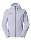 The North Face Elastic Cuffs Hooded Design Side Zip Pockets In Blue