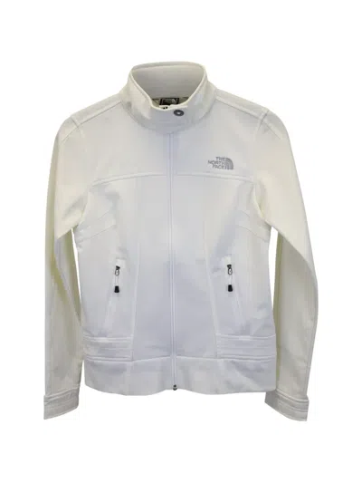 Pre-owned The North Face Zip-up Jacket In White