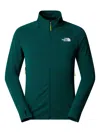 The North Face Stand Collar Casual Jacket In Green