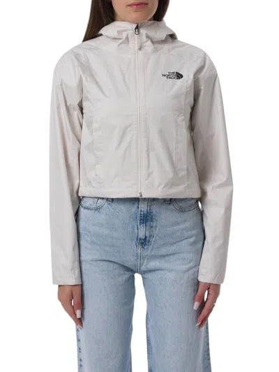 The North Face Zip In White