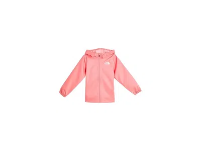 The North Face Zipline Rain Jacket (little Kids/big Kids) Boy's Coat Coral Crush : Sm (7-8 Big Kid), Polyester In Pink