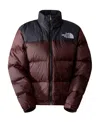 The North Face Black & Burgundy 1996 Retro Nuptse Down Vest In Black