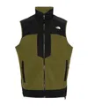 The North Face Zipper Vest In Green