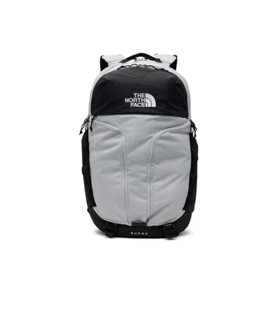 The North Face Zippered Backpack In Gray