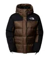 The North Face Womens Coal Brown-tnf Black Himalayan Logo-embroidered Shell-down Jacket In Black