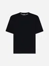 The North Face Cotton T-shirt In Black With Logo In Black