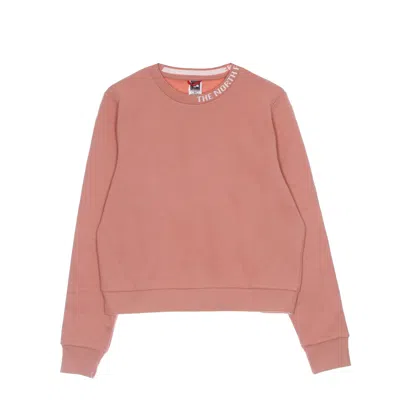The North Face Zumu Crew Women's Crewneck Sweatshirt Rose Dawn In Pink