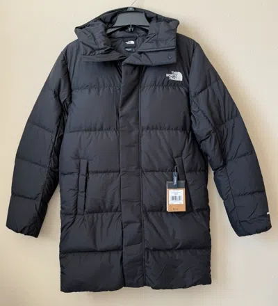 Pre-owned The North Face Men's Hydrenalite Down Mid Puffer Parka Coat In Black