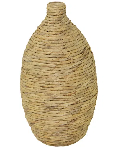 The Novogratz Brown Seagrass Handmade Tall Woven Floor Vase
