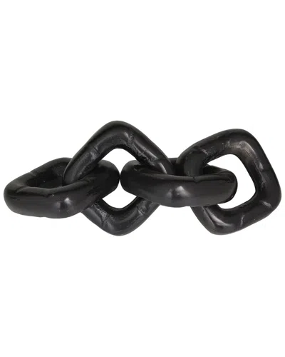 The Novogratz Chain Black Aluminum Sculpture