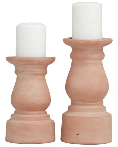 The Novogratz Set Of 2 Traditional Candle Holders