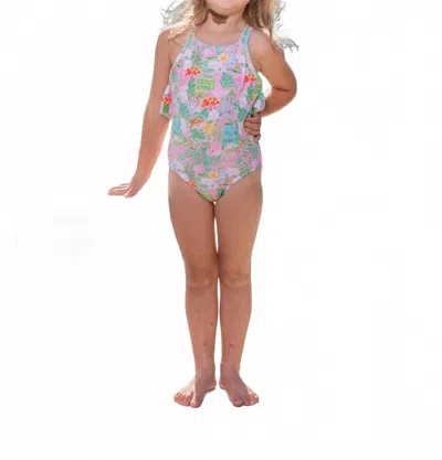 The Oaks Apparel Kids' Charleston One Piece In Laguna Charming In Blue