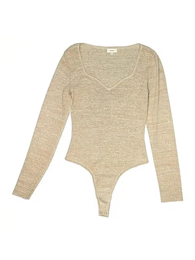 Pre-owned The Odells Bodysuit In Tan