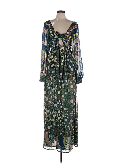 Pre-owned The Odells Casual Dress In Green