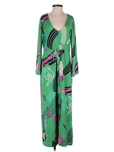 Pre-owned The Odells Casual Dress In Green