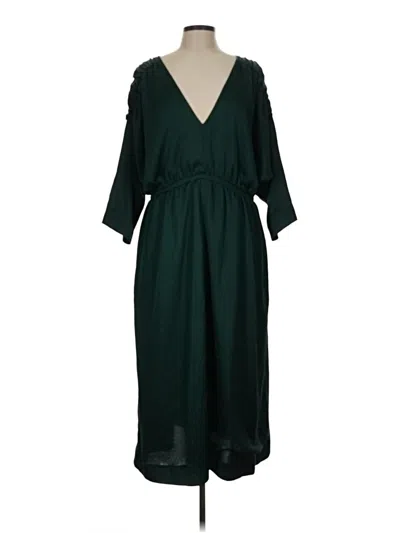 Pre-owned The Odells Casual Dress In Green