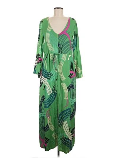 Pre-owned The Odells Casual Dress In Green