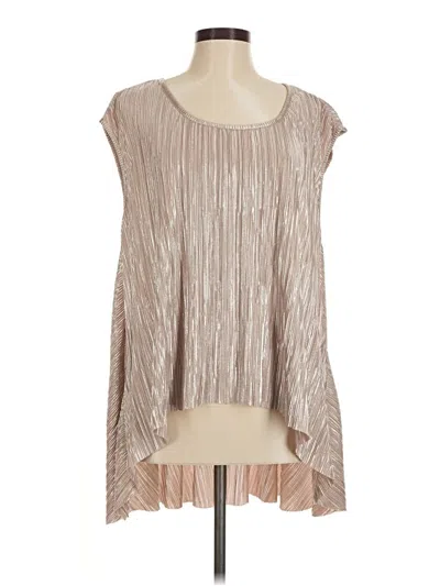 Pre-owned The Odells Sleeveless Blouse In Silver