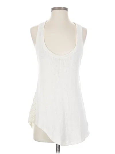 Pre-owned The Odells Sleeveless Top Ivory Halter Neckline Tops