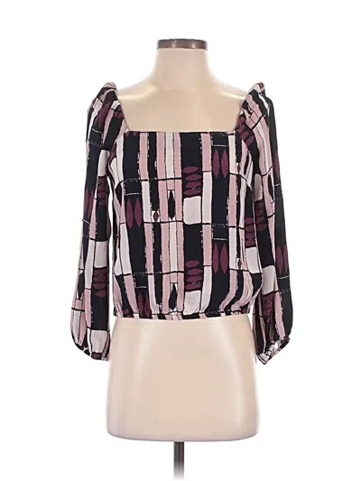 Pre-owned The Odells Tube Top Pink Square Neckline Tops