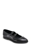 The Office Of Angela Scott Miss Margo Mary Jane Ballerina Flats In Black