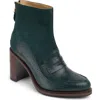 The Office Of Angela Scott Miss Sabrina Wingtip Bootie In Green
