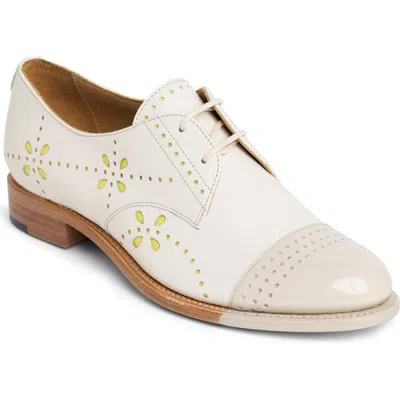 The Office Of Angela Scott Mr. Ava Cap Toe Derby In Limoncello