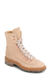 The Office Of Angela Scott Mr. Bernard Burnished Lace-up Boots In Tan Nubuck