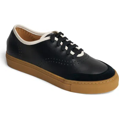 The Office Of Angela Scott The Frankie Platform Sneaker In Black