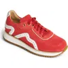 The Office Of Angela Scott The Remi Sneaker In Blood Orange