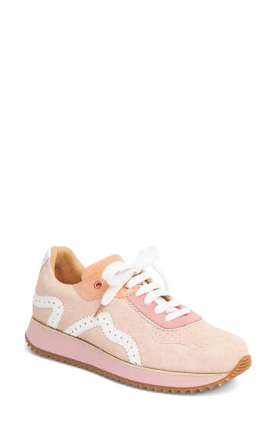 The Office Of Angela Scott The Remi Sneaker In Peachy Keen