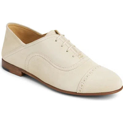 The Office Of Us Mrs. Gad Cap Toe Oxford In White
