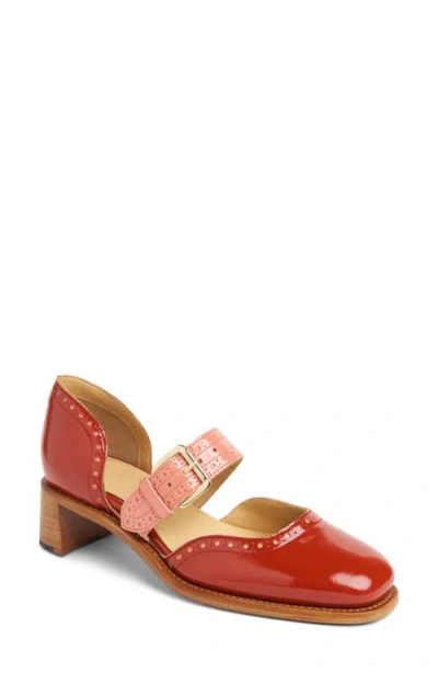 The Office Of Us Ms. Edie Block Heel Pump In Pink