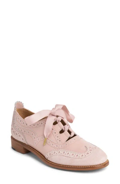 The Office Of Us Ms. Lyndie Wingtip Oxford In Animal Print