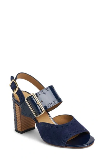 The Office Of Us Ms. Nellie Slingback Sandal In Blue