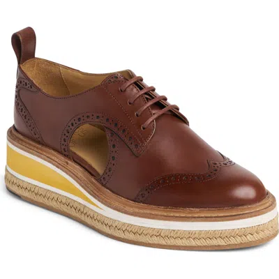 The Office Of Us Ms. Sherman Leather Derby In Brown