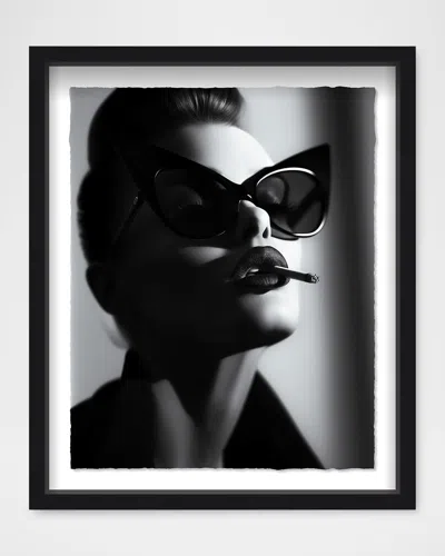 The Oliver Gal Artist Co. A Hollywood Star I Framed Wall Art Print In Black