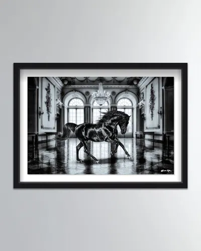 The Oliver Gal Artist Co. Ballroom Strut Framed Wall Art Print In Black