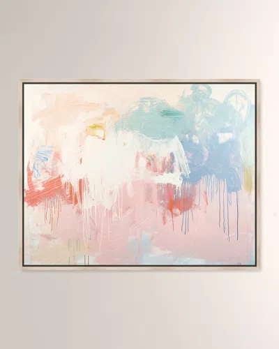 The Oliver Gal Artist Co. Breath Of Colors Framed Giclee On Canvas