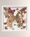 The Oliver Gal Artist Co. Butterfly Pins Hand-embellished Art Print
