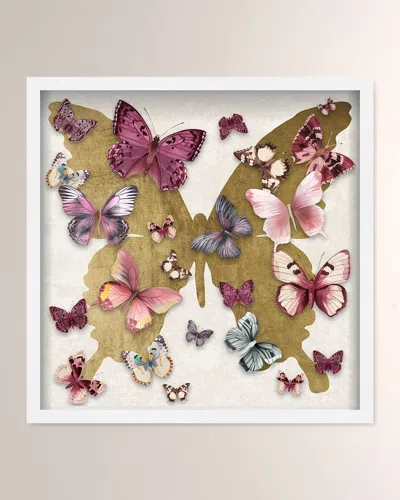 The Oliver Gal Artist Co. Butterfly Pins Hand-embellished Art Print