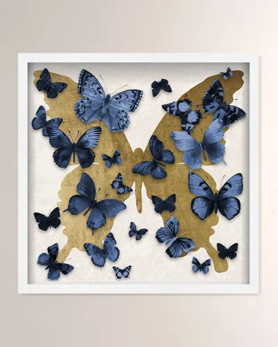The Oliver Gal Artist Co. Butterfly Pins Hand-embellished Art Print