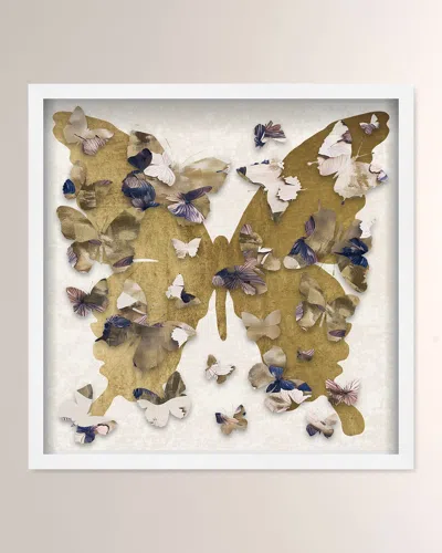 The Oliver Gal Artist Co. Butterfly Pins Hand-embellished Art Print