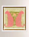 The Oliver Gal Artist Co. Casablanca Leopardo Peach Framed Art Print