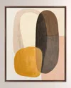 The Oliver Gal Artist Co. Curves Of Solitude Framed Giclee On Canvas