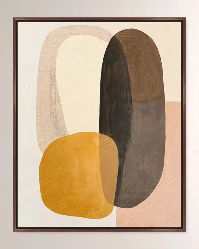 The Oliver Gal Artist Co. Curves Of Solitude Framed Giclee On Canvas